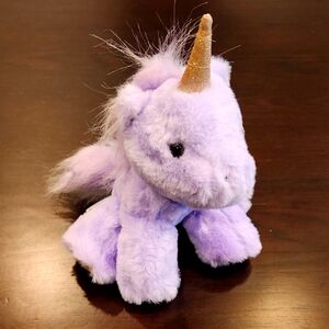 FAO Schwartz sparklers unicorn- Lavender & Gold nwt